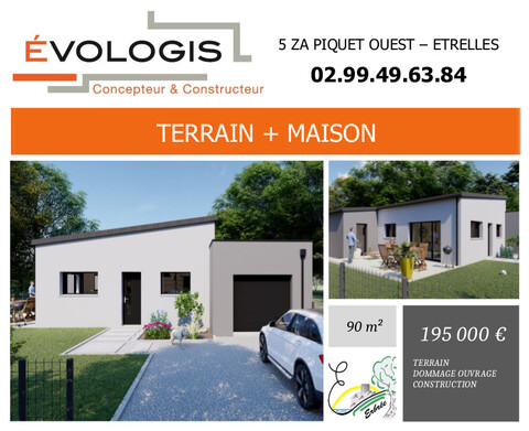 MAISON + TERRAIN - ERBREE